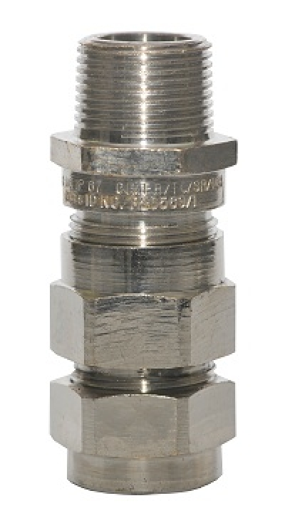ATEX SS double compression cable gland 3/4 NPT